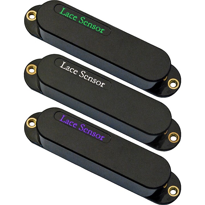 Lace Sensor Emerald-RW Silver-Purple Guitar Pickup Set | Music & Arts