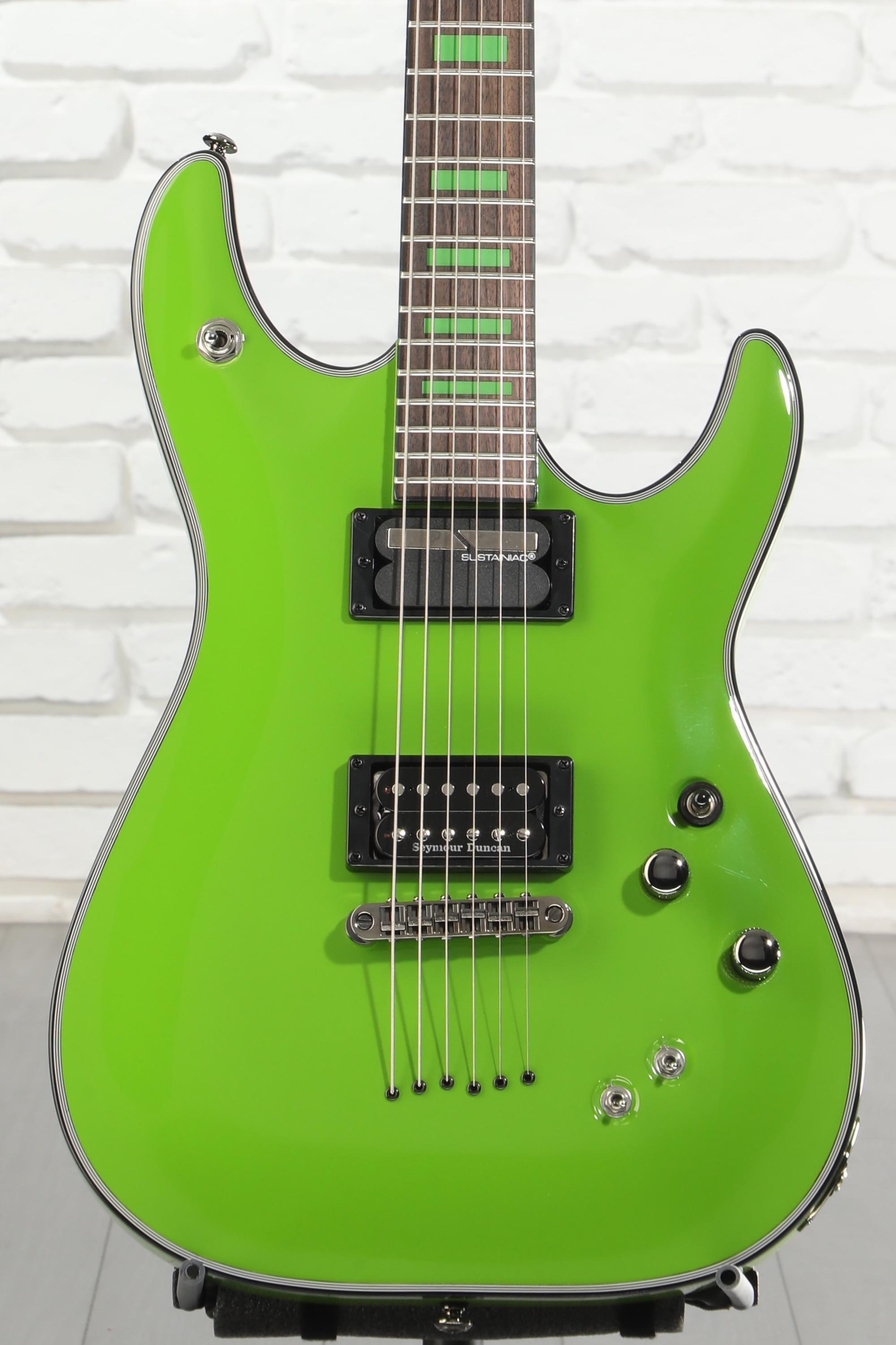 Schecter Kenny Hickey C-1 EX S Baritone Electric Guitar - Steele