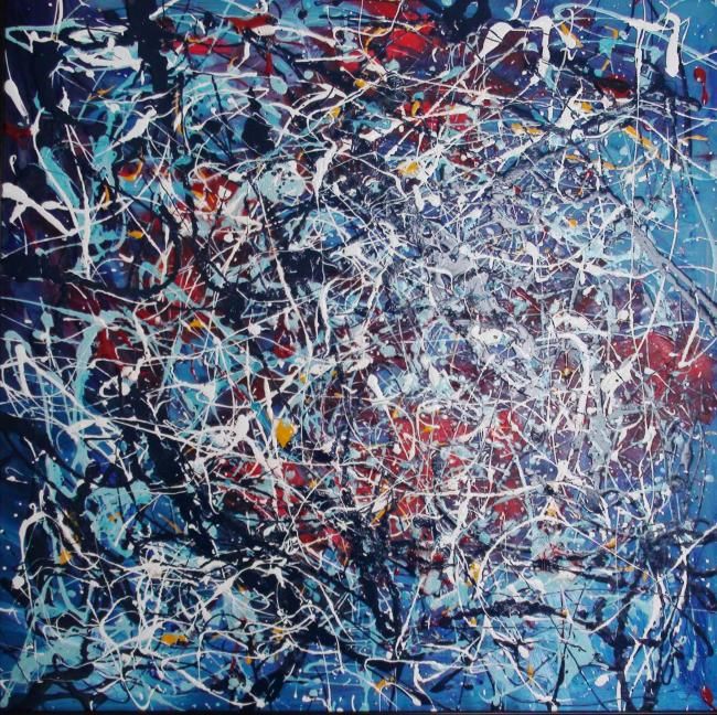 H*O様 抽象画 顔の集合 油彩画 H*O様 抽象画 顔の集合 油彩画 抽象画