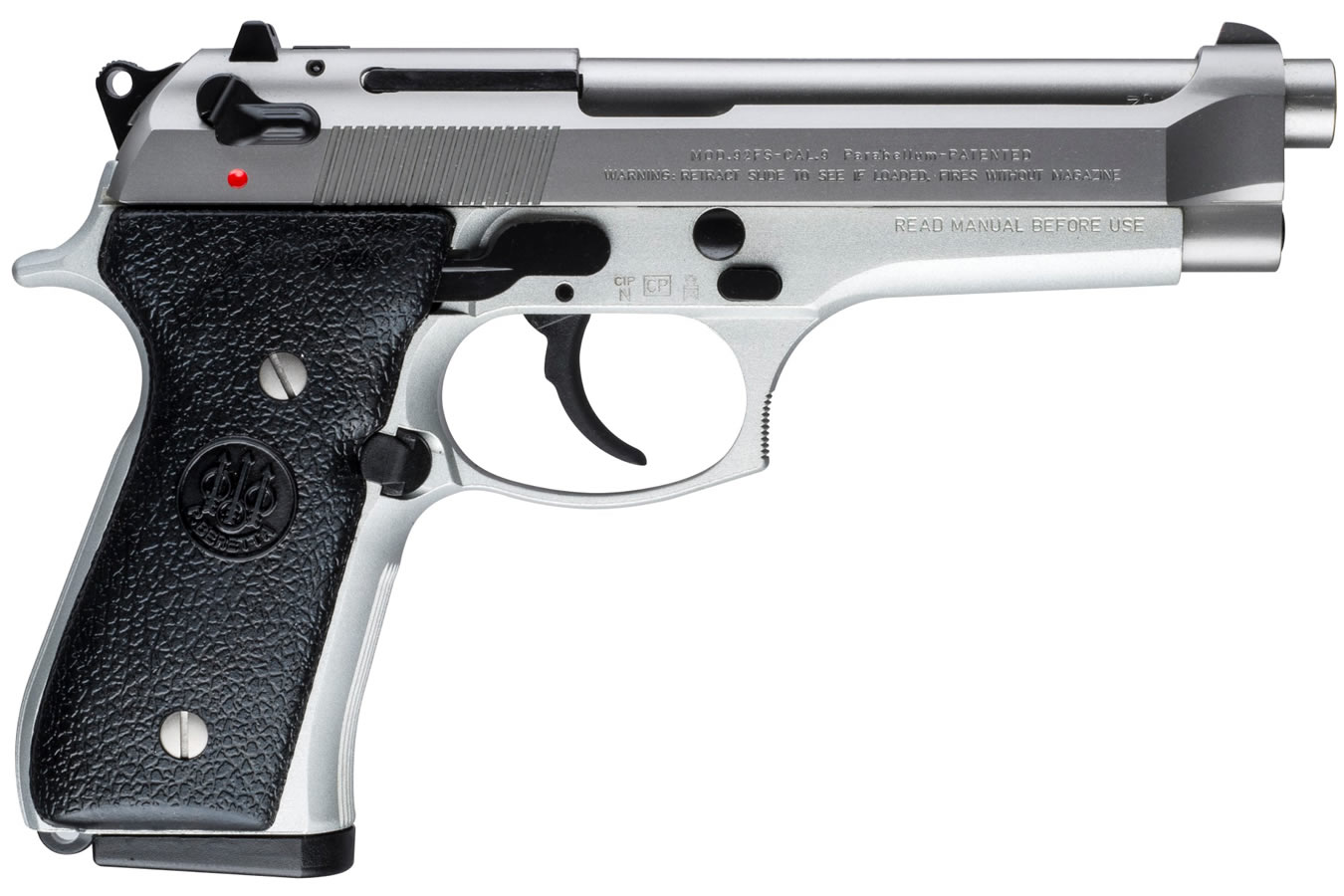 Beretta 92FS INOX Italian Stainless Pistol 4.9″ 15+1 9MM DA/SA MPN
