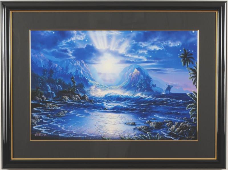 クリスチャン・リース・ラッセンがミクストメディアの版画で制作した