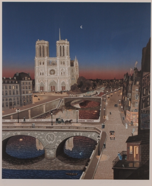 インテリアの絵画をシルクスクリーンの版画で制作したミッシェル