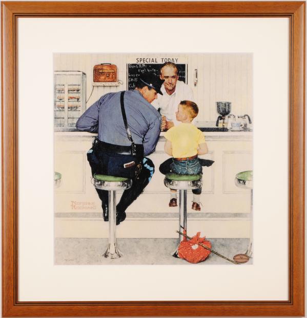 インテリアの絵画をジークレーの版画で制作したノーマン・ロックウェル