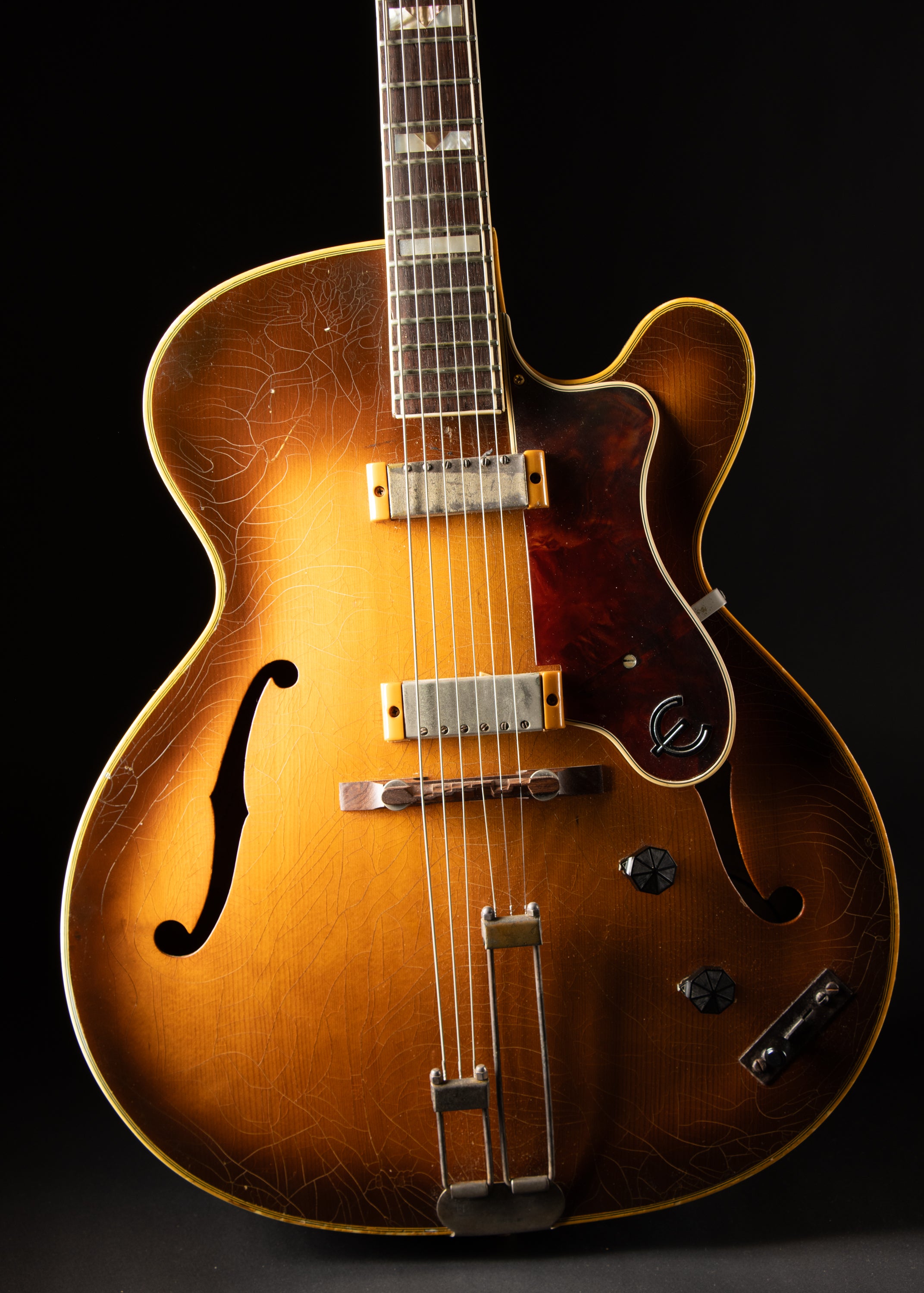 1951 Epiphone Zephyr Deluxe Regent Sunburst – Music City Vintage