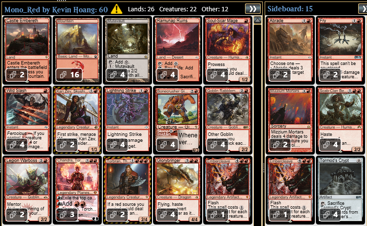 パイオニアの赤単、黒単、緑単解説！トップメタの採用カード ~デッキ