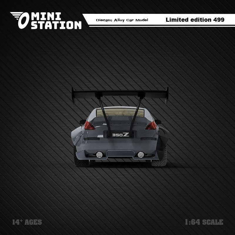 Mini Station 1:64 Nissan 350Z - Grey – Myguycollectibles