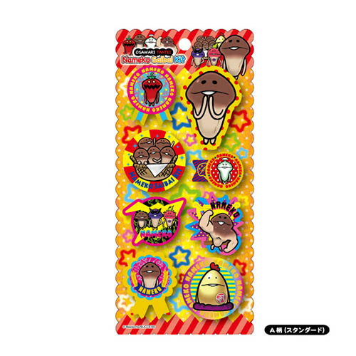 シャカぷくメタルシール（A柄〜D柄）｜なめこぱらだいす☆なめこ公式