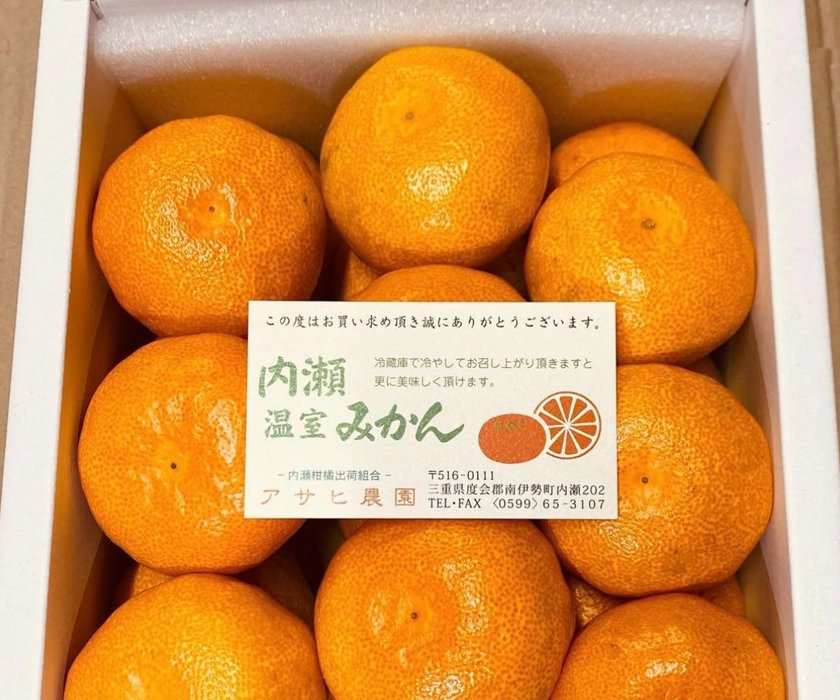 三重県南伊勢町で【内瀬みかん】を育てているアサヒ農園
