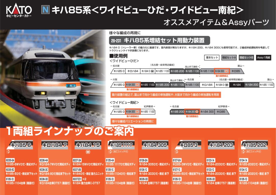 KATO】2024年3月9日Assyパーツ発売 （発売日情報更新：20240229