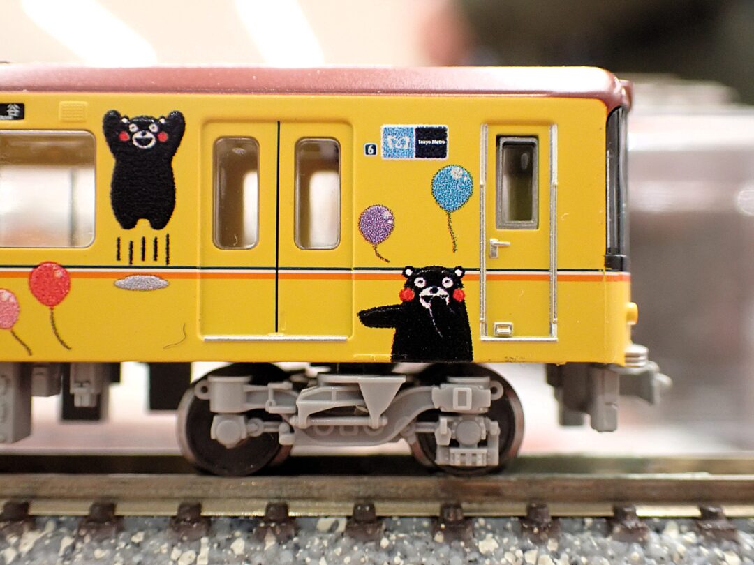 東京メトロ銀座線1000系くまモンラッピング6両セット 品番：6092 鉄道