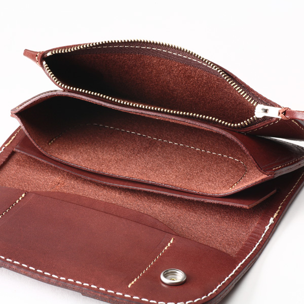 BRANDS :: REDMOON :: ロングウォレット :: ネバダシリーズ :: レッド