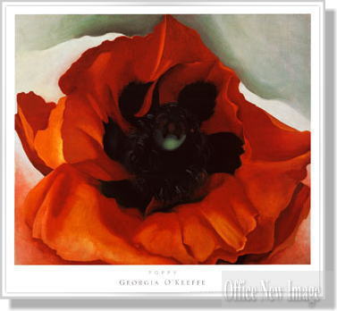 1-14 ] ジョージア オキーフのポスター、≪アール・アートグッズ≫