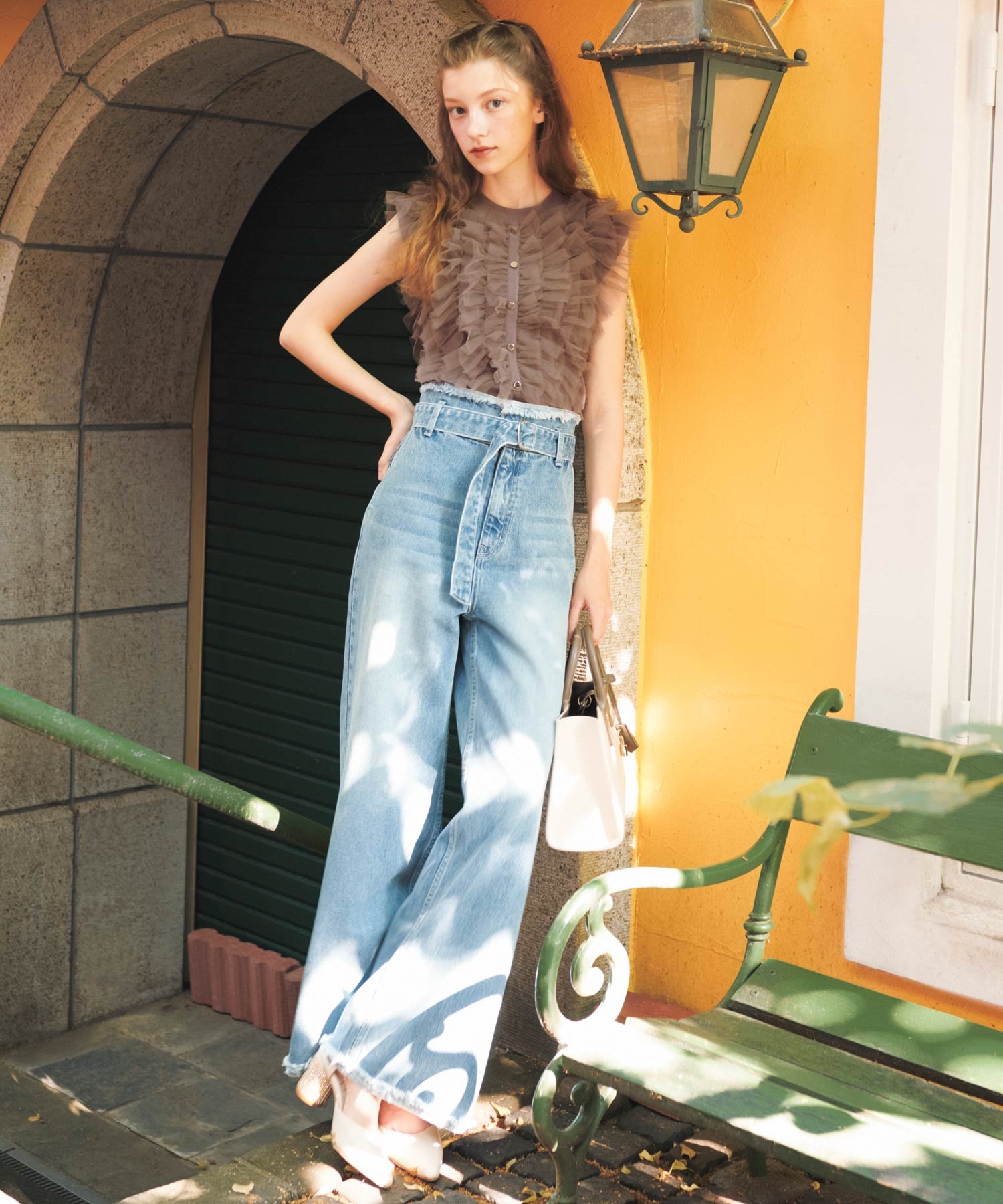 フリンジストレートデニムパンツ | デニムパンツ | NOELA OFFICIAL WEB