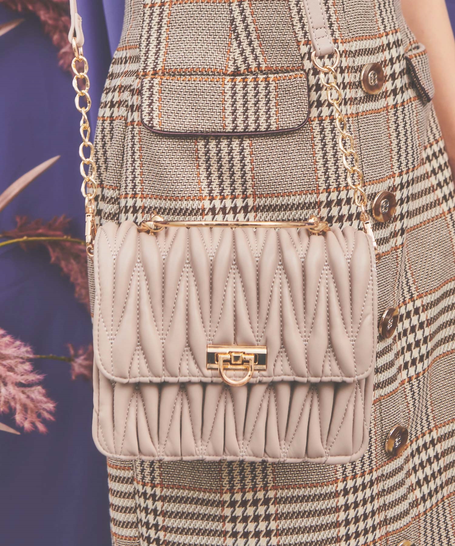 キルティングミニバッグ | バッグ | NOELA OFFICIAL WEB STORE