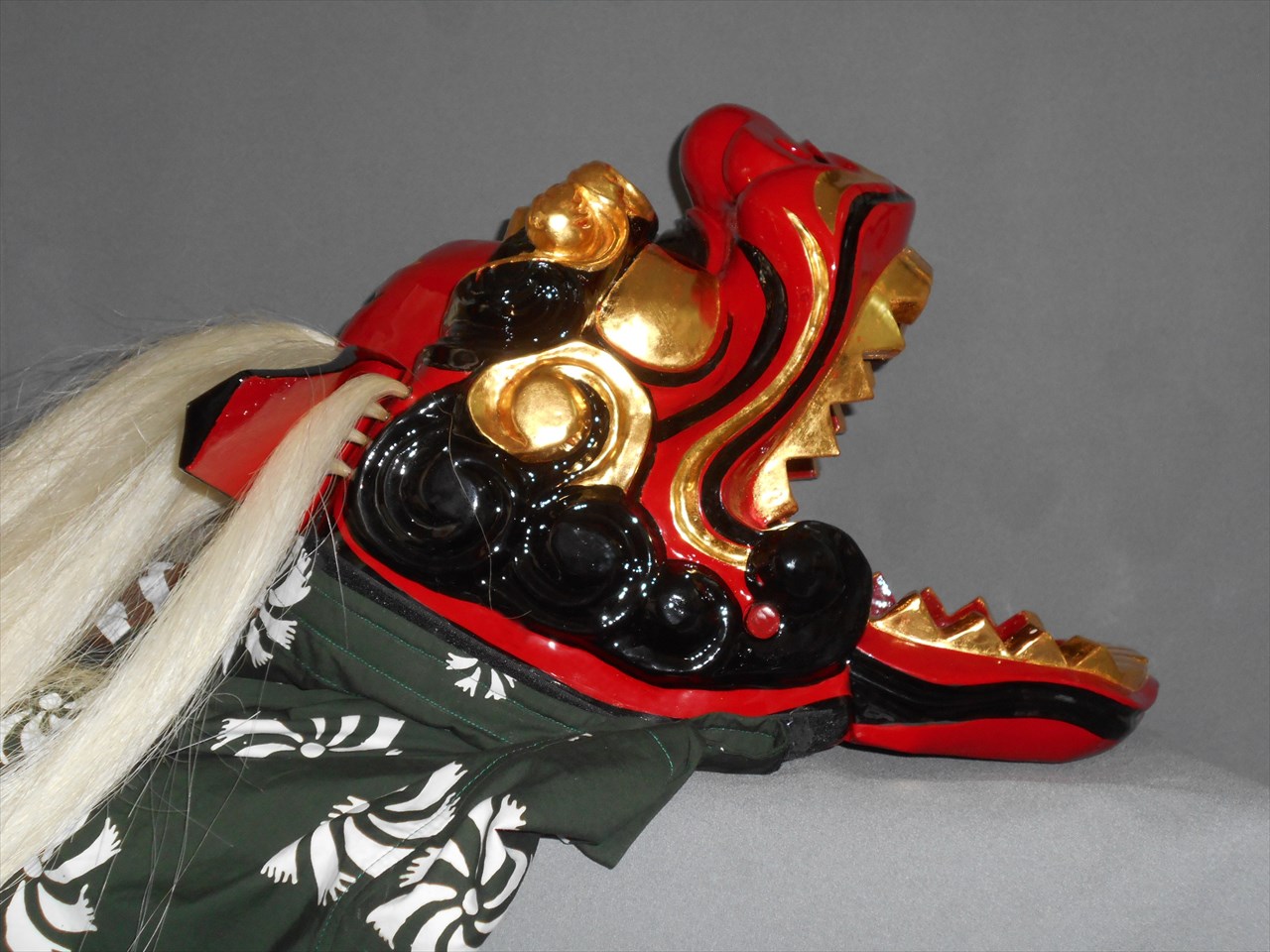 獅子頭-完成品大特価、スチロール製宇津1尺2寸軽量