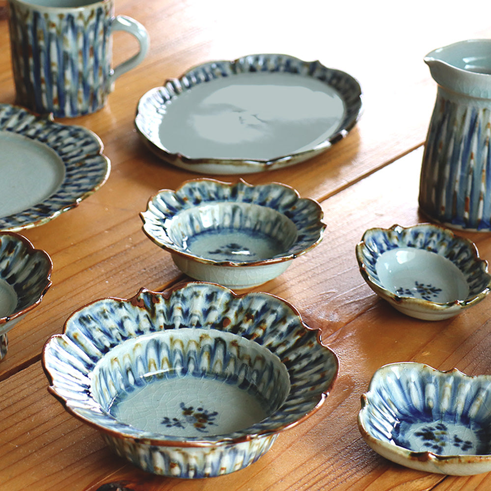 陶房 遊 5.5寸輪花リム皿｜のレン神楽坂【公式通販】発酵、暮らしの