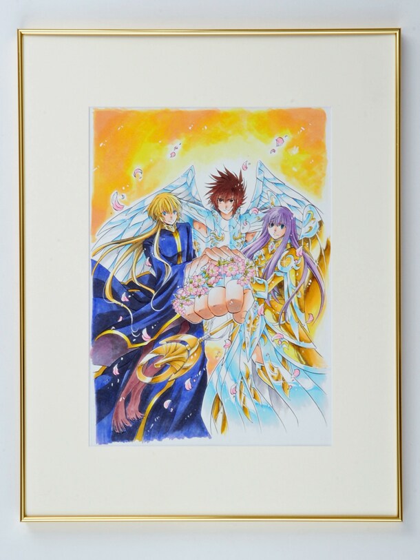 聖闘士星矢 LC冥王神話」のサイン入り複製原画を発売 - コミックナタリー