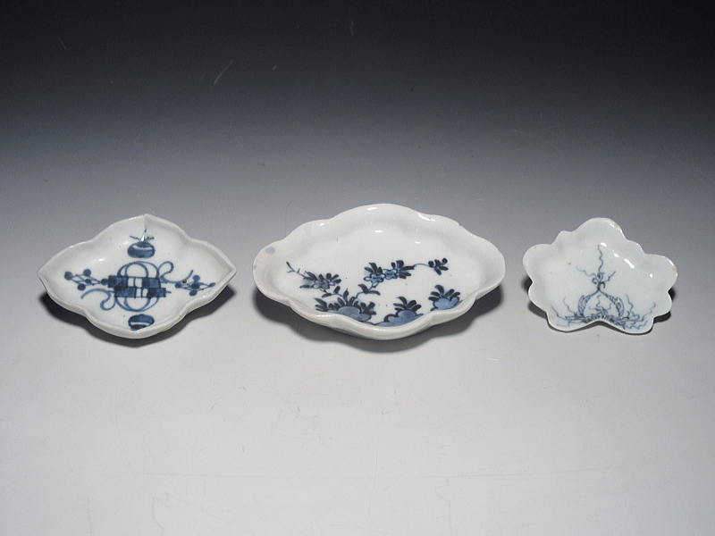 古伊万里 染付 小皿豆皿 9枚 一揃え【江戸中期～後期】 ｜ 古陶磁