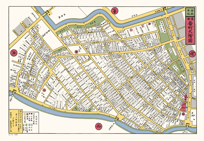東都）番町大絵図1-03 - こちずライブラリ