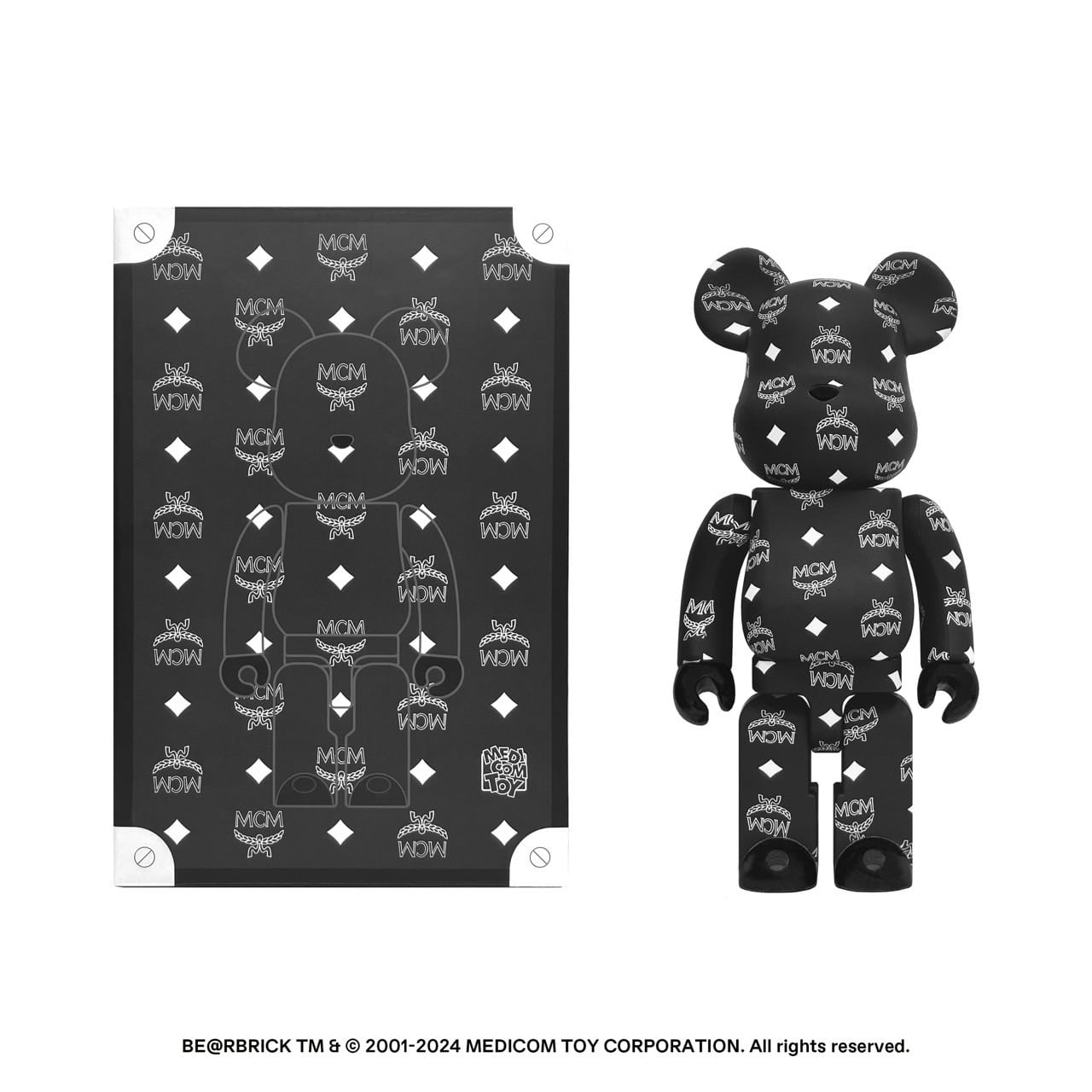 BEARBRICK × MCM BLACK Ver. 100％ & 400％(100％ & 400％ BLACK
