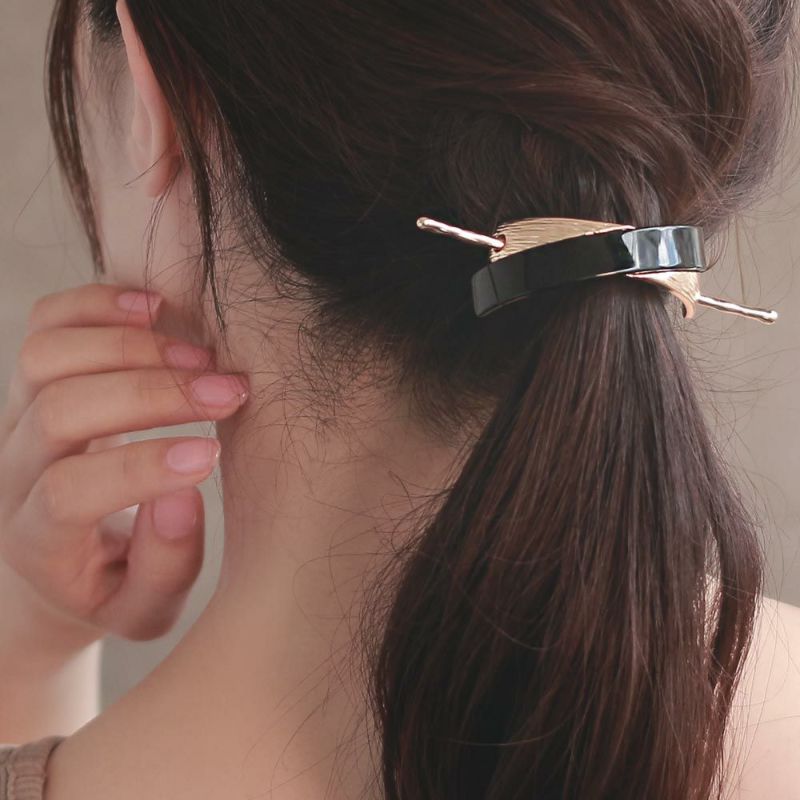 MajeCuff/マジェカフ マジェステみたいなヘアカフ ブラック べっ甲風