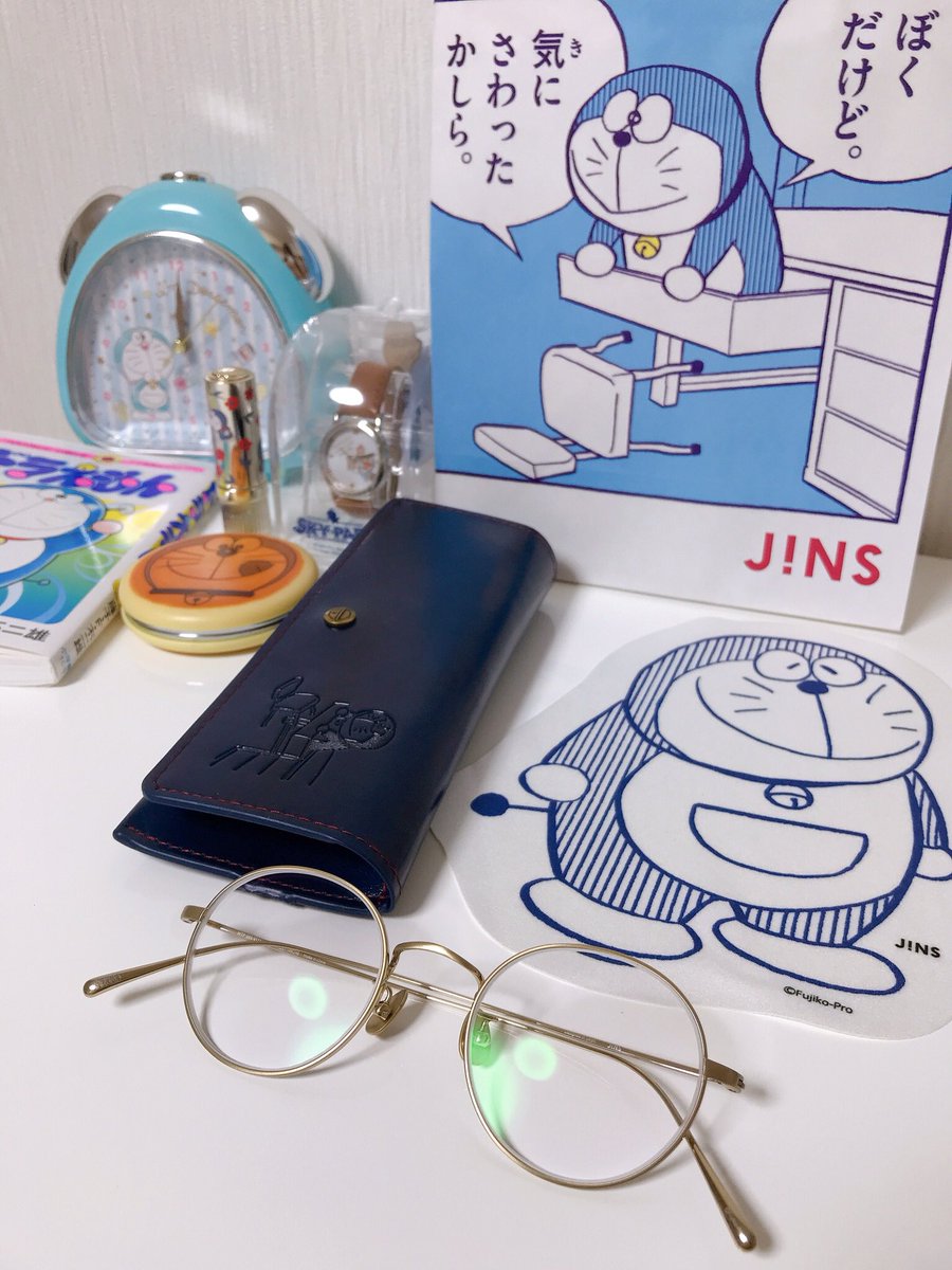 6年ぶりにメガネを新調。JINSドラえもんコラボののび太モデル。ケース