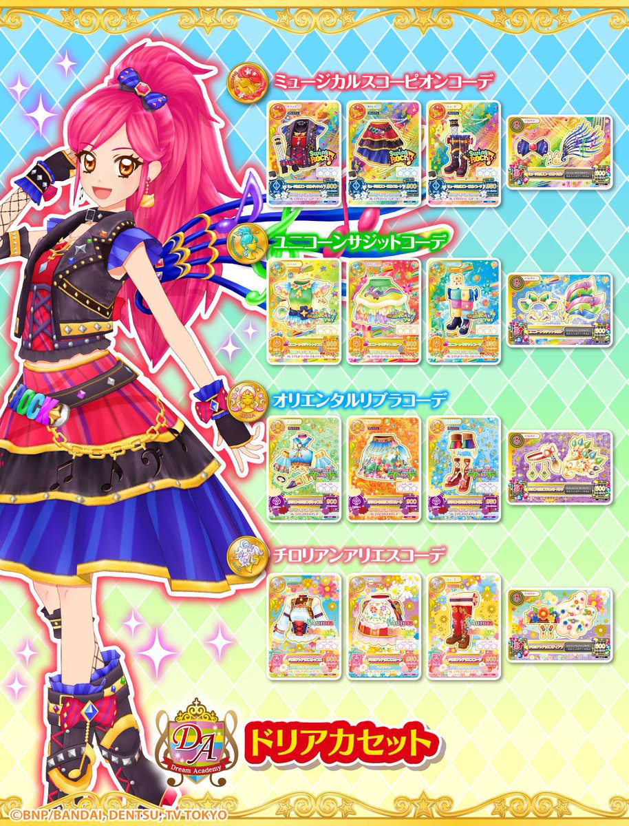 アイカツ オンパレード ルーレット ロリポップタウルス コーデ 星座