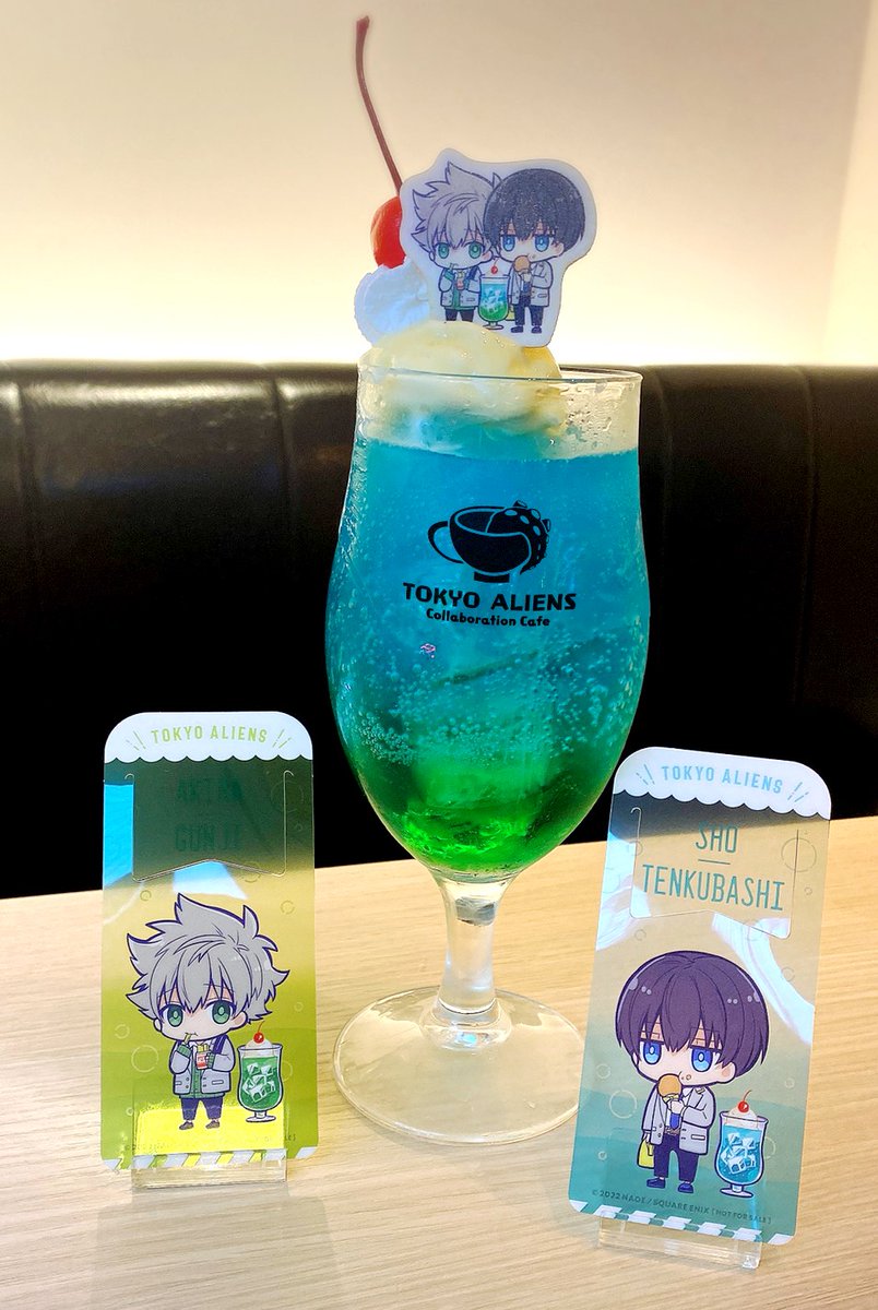 東京エイリアンズ カフェ👾／ 🥤郡司＆天空橋の仲良しクリームソーダ
