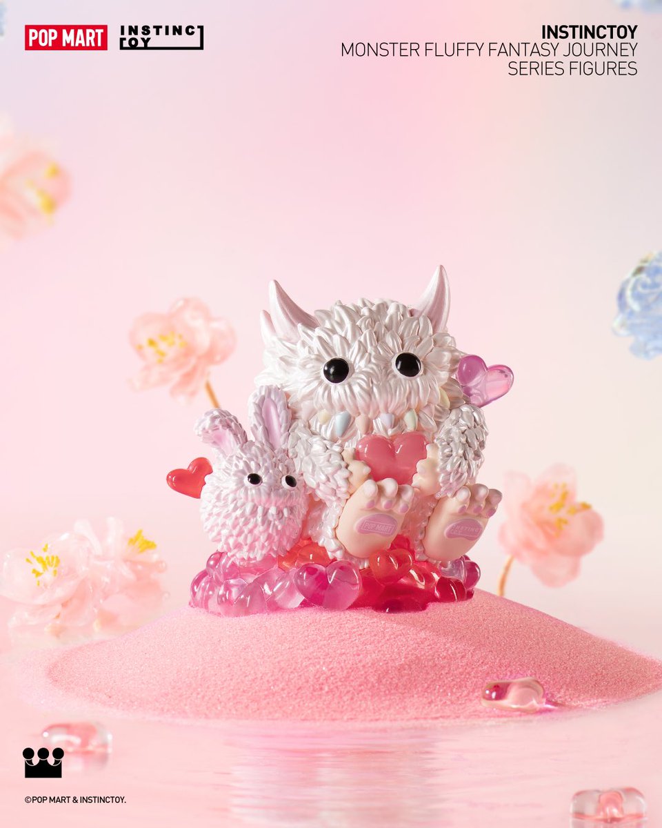 💫INSTINCTOY Monster Fluffy Fantasy Journey シリーズ 好奇心旺盛な