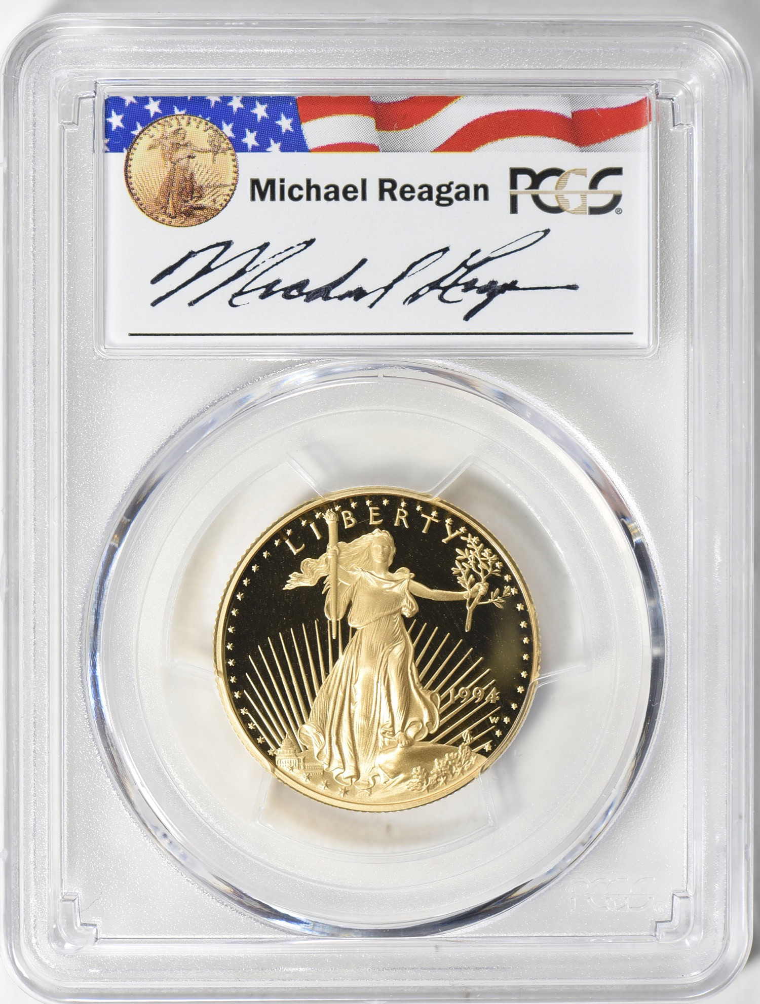 1994-W $5, $10, $25 and $50 Gold American Eagle Set Reagan Legacy