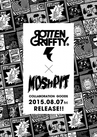 ROTTENGRAFFTY×MOSHPIT」コラボアイテム発売決定! | 株式会社