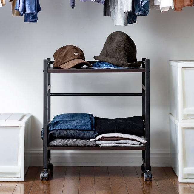 A4ファイルをきれいに収納するだけでなくマルチに使えるワゴンを1月9日