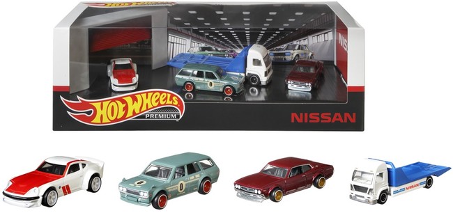 世界No.1のミニカーブランドHot Wheelsから人気の日産車を集めた