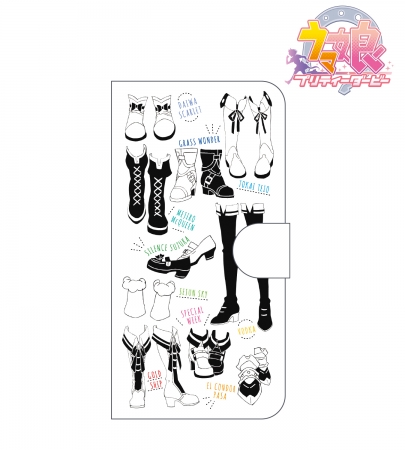 TVアニメ「ウマ娘 プリティーダービー」のラインアートパスケースと