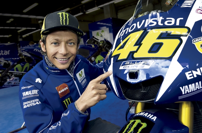 史上最強のライダー バレンティーノ・ロッシの愛機をビッグスケールで