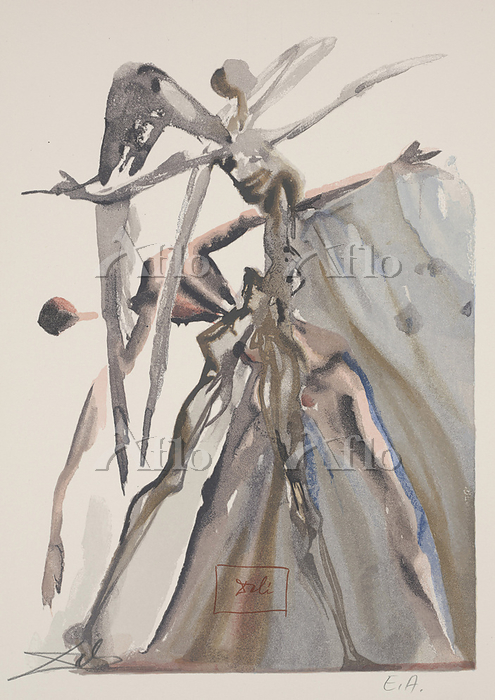 サルバドール・ダリ「神曲(ダンテ・アリギエーリ作）の挿絵