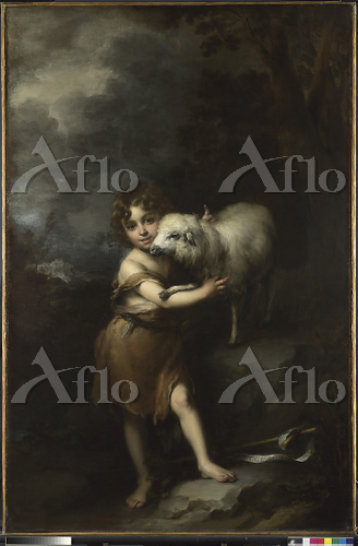 バルトロメ・エステバン・ムリーリョ「幼い洗礼者聖ヨハネと子