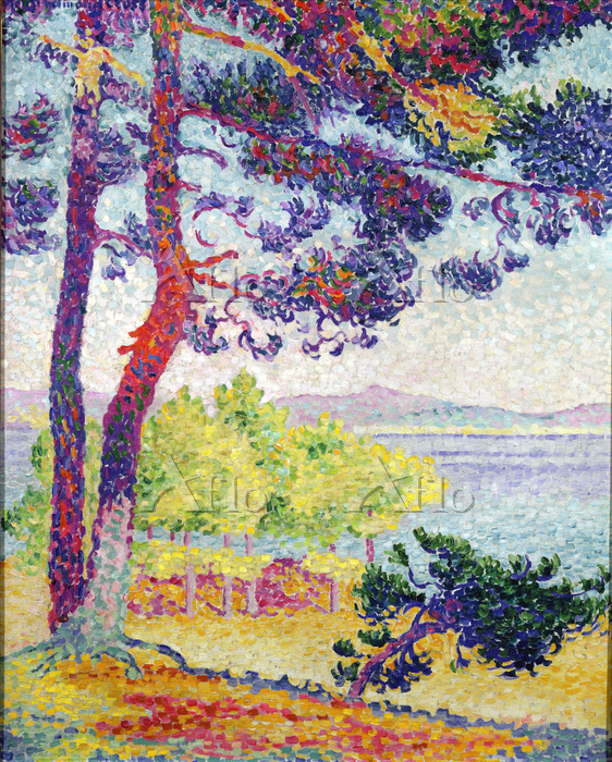 アンリ・エドモン・クロス 「午後の情景」 [78396]のアート作品 - アフロ