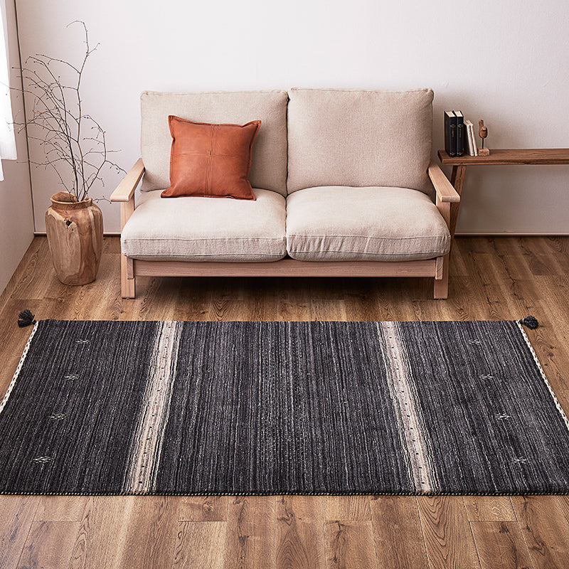 ギャベ ラグマット LORRI BUFF L16-L17 【約140×200cm/約200×200cm/約