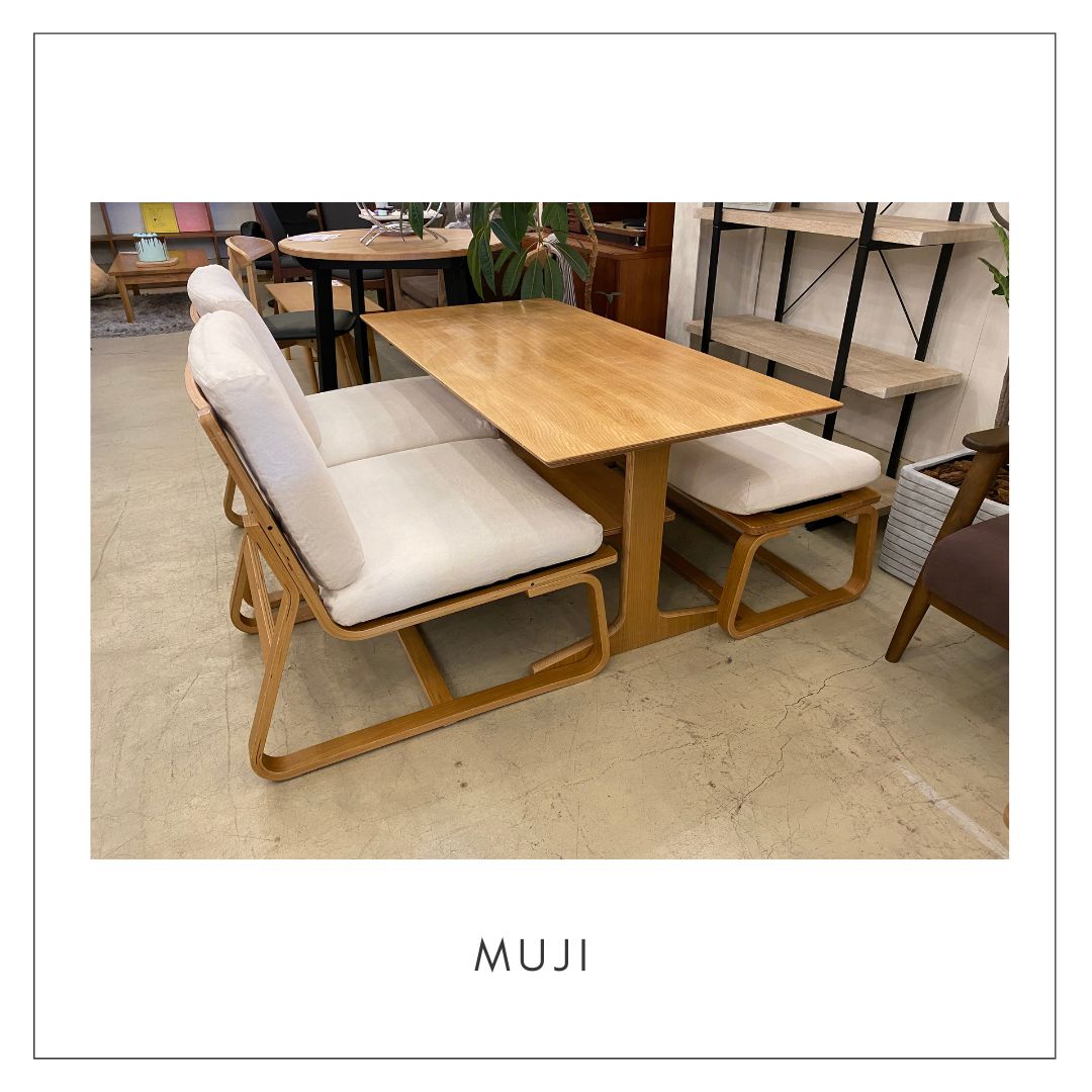 muji／無印良品／リビングでもダイニングでも使えるシリーズ／テーブル