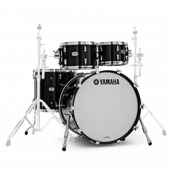 OFFLINE Yamaha PHX 22'' 4pc Shell Pack, Solid Black at Gear4music