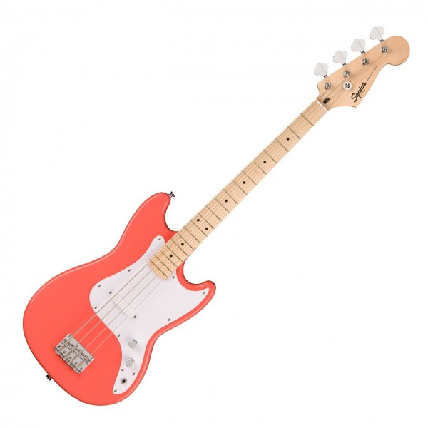 Squier Sonic Bronco Bass MN, Tahitian Coral at Gear4music