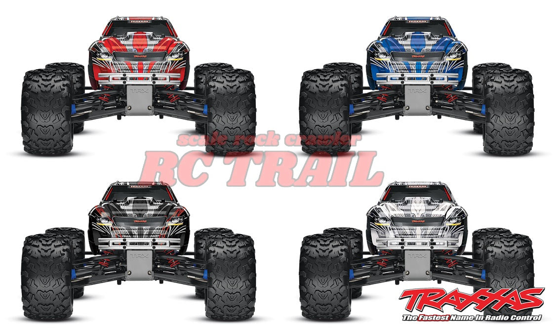 トラクサス T-Maxx 3.3 レッド 4WD RTR エンジンモンスタートラック