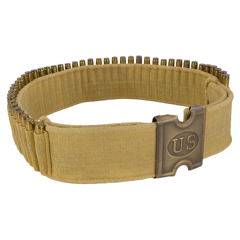 ライフル弾 カートリッジベルト 45発収納 U.S.バックル | ミリタリー