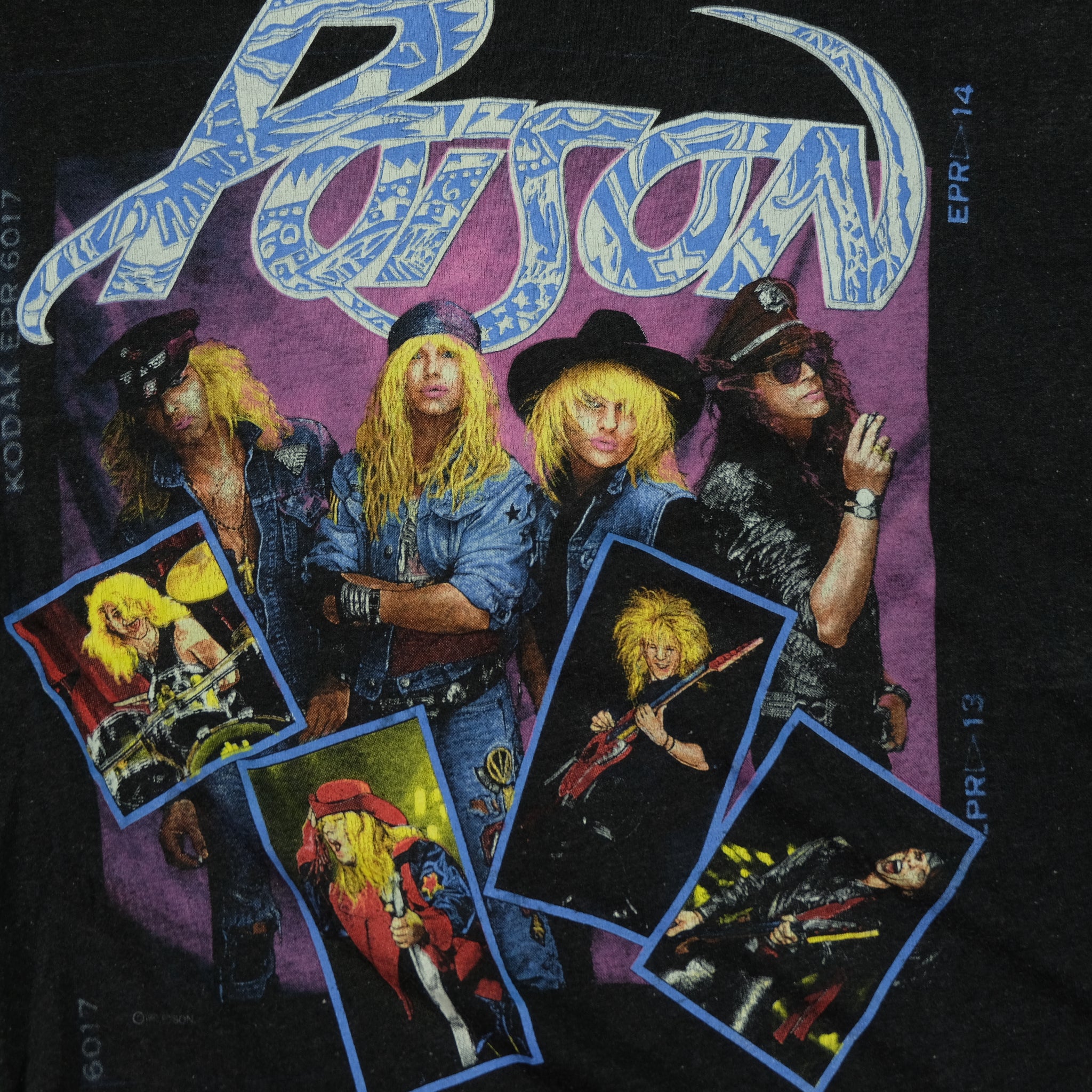 Vintage Poison Open Up And Say Ah 1988 Album Tour T Shirt 80s