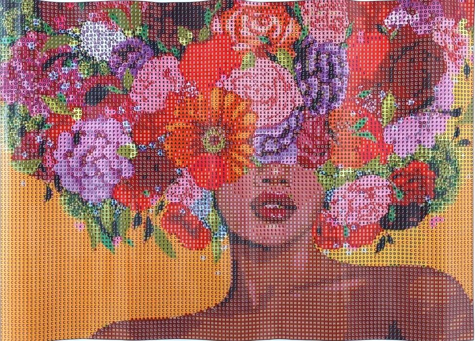 RDIRA3-025『花冠を被った女性』 ダイヤモンドアート【RICHSTON