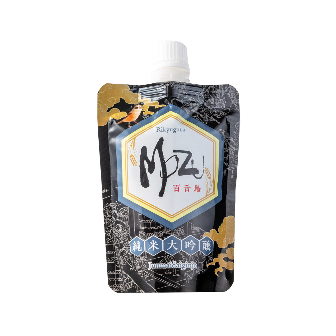 MOZUパウチ3種セット(純米酒、純米吟醸、純米大吟醸) – 利休蔵