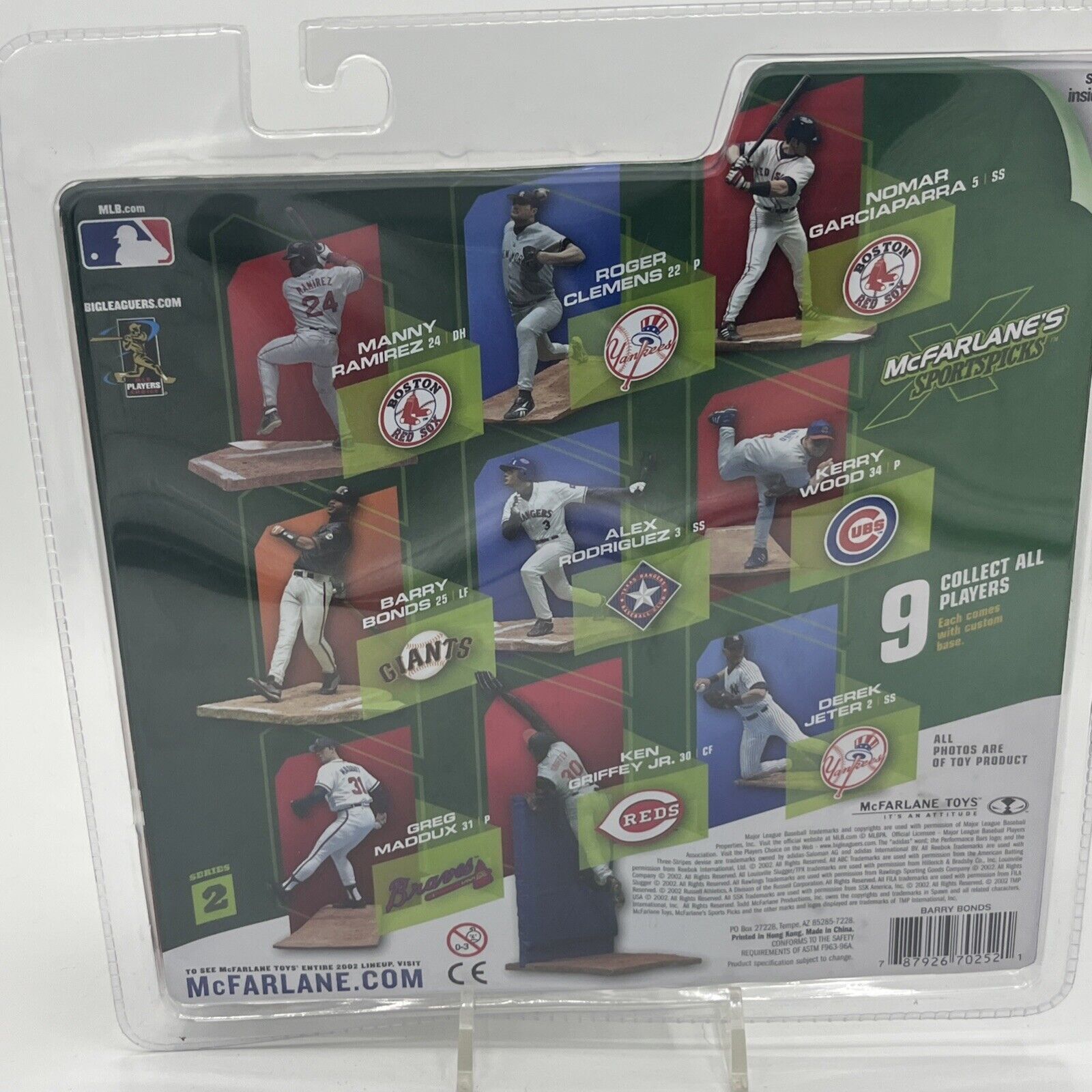 Barry Bonds SF Giants Action Figure McFarlane Sportspicks 2002 MLB