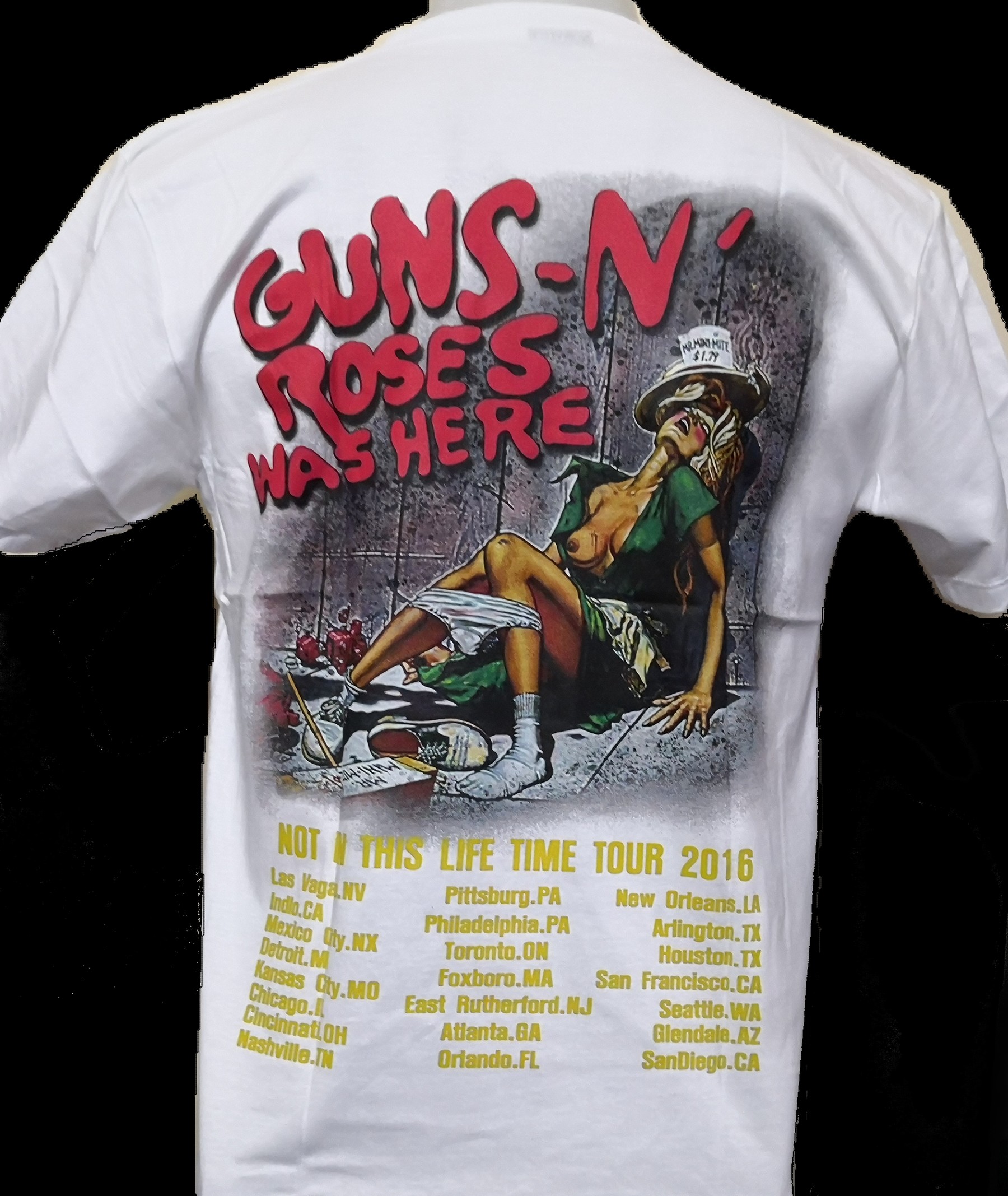 Guns `n` Roses t-shirt Not in This Life Time size L