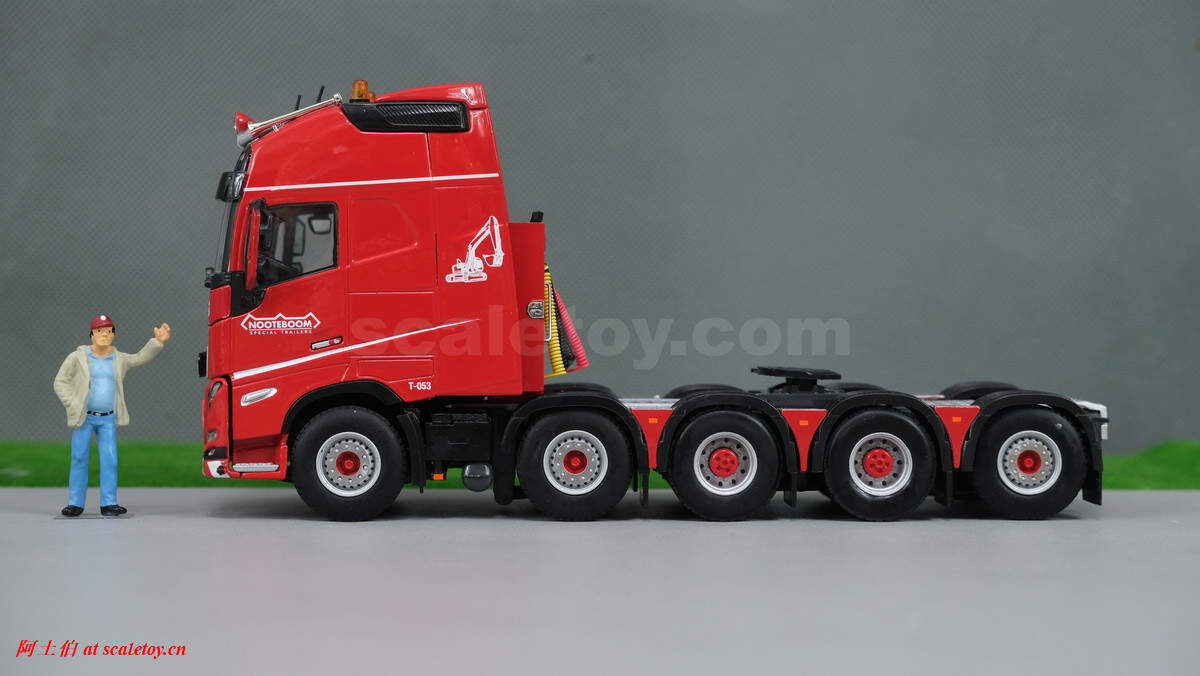 比例模型玩具天地» [WSI] NOOTEBOOM RED LINE; VOLVO FH5 GLOBETROTTER